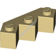 Деталь Лего Кубик Модифицированный Угловой 3 х 3 Цвет Песочный