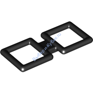 Деталь Лего Стержень 2.25 х 5.25 Квадратные Очки Цвет Черный