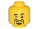 Деталь Лего Голова Минифигурки Цвет Желтый