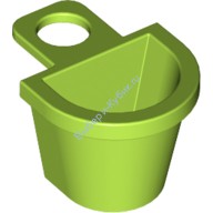 Деталь Лего Контейнер D-Формы Цвет Лайм