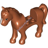 Деталь Лего Лошадь Цвет Темно-Оранжевый