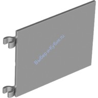 Деталь Лего Флаг 4 х 6 Цвет Светло-Серый