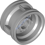 Деталь Лего Диск 30.4 Мм D х 20 Мм Без Пин Отверстий И С Усиленным Ободом Цвет Светло-Серый