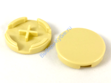 Деталь Лего Плитка Круглая 2 х 2 Цвет Песочный