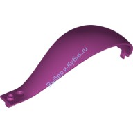 Деталь Лего Панель 4 х 4 х 13 Изогнутая Коническая С Зажимом На Каждом Конце Цвет Маджента