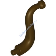 Деталь Лего Хвост Слона Хобот Цвет Темно-Коричневый