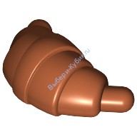 Деталь Аналог Совместимый С Лего Круассан Цвет Темно-Оранжевый