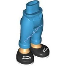 Деталь Лего Ноги Мини Долл С Рисунком Цвет Темно-Лазурный