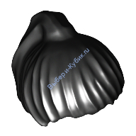 Деталь Лего Парик Женский Цвет Черный