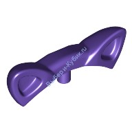 Деталь Лего Лего Аксессуар Кошачьи Уши Цвет Темно-Фиолетовый