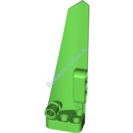 Деталь Лего Техник Панель # 6 Длинная Гладкая Сторона B Цвет Ярко-Зеленый
