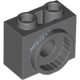 Деталь Лего Техник Кубик Модифицированный 1 x 2 x 1 1/3 Цвет Темно-Серый