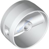 Деталь Лего Цилиндр 4 х 4 х 1 2/3 Цвет Белый