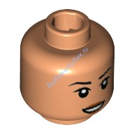 Деталь Лего Голова Минифигурки Женская Цвет Телесный