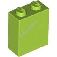 Деталь Лего Кубик 1 х 2 х 2 Под Штырек Цвет Лайм