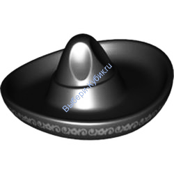 Деталь Лего Самбреро Цвет Черный