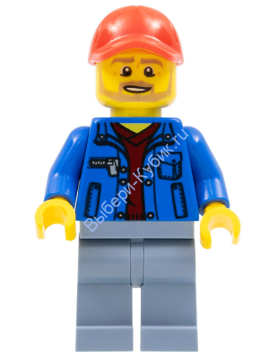 Минифигурка Лего Сити -  Мужчина sc073