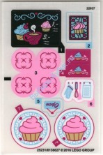 Наклейки К Набору Лего 41119 - (25231/6138627)