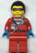 Минифигурка Лего Сити Бандит (Преступник)