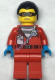 Минифигурка Лего Сити Бандит (Преступник)