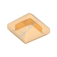 Деталь Лего Скос 45 1 х 1 х 2/3 Четверной Свод Цвет Прозрачно-Оранжевый