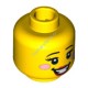 Деталь Лего Голова Минифигурки Женская Цвет Желтый