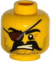 Деталь Лего Голова Минифигурки Цвет Желтый