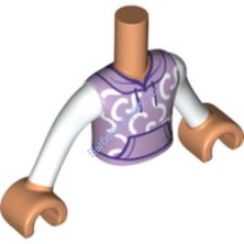 Деталь Лего Торс Мини Долл С Рисунком Цвет Телесный