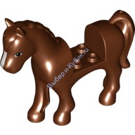 Деталь Лего Лошадь Цвет Коричневый