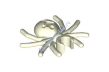 Деталь Лего Паук Цвет Светящийся в Темноте Белый