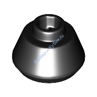 Деталь Лего Конус 1 1/2 x 1 1/2 x 2/3 Обрезанный Цвет Черный