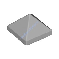Деталь Лего Скос 45 1 х 1 х 2/3 Четверной Свод Цвет Светло-Серый
