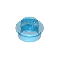 Деталь Лего Пластина Круглая 1 х 1 Цвет Прозрачно-Синий