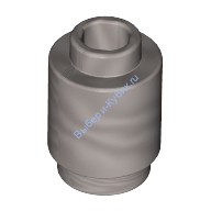 Деталь Лего Кубик Круглый 1 х 1 Открытый Штырек Цвет Металлический Серебрянный