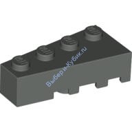 Деталь Лего Клин 4 х 2 Левый Цвет Темно-Серый