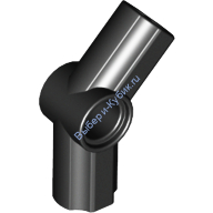 Деталь Лего Техник Коннектор Угловой #4 - 135 Градусов Цвет Черный