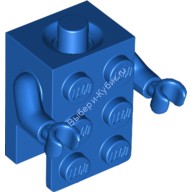 Деталь Лего Торс Кубик 2 х 3 Цвет Синий