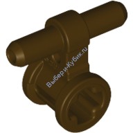 Деталь Лего Техник Буш С Коннекторами Под Шланги Цвет Темно-Коричневый