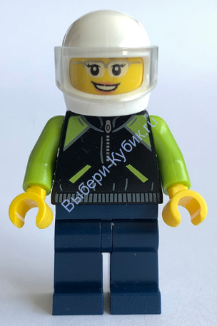 Минифигурка Лего - Porsche 911 Turbo 3.0 Driver  sc057