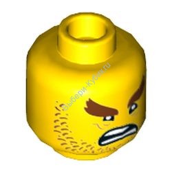 Деталь Лего Голова Минифигурки Цвет Желтый