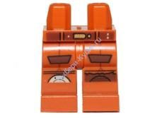 Детали Лего Ноги Цвет Темно-Оранжевый sw0574