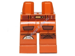 Детали Лего Ноги Цвет Темно-Оранжевый sw0574