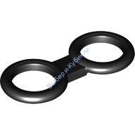 Деталь Лего Кольцо Двойное 6208550 Цвет Черный