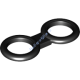 Деталь Лего Кольцо Двойное 6208550 Цвет Черный