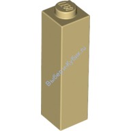 Деталь Лего Кубик 1 х 1 х 3 Цвет Песочный