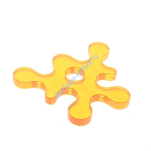 Деталь Аналог Совместимый С Лего Лужа Цвет Прозрачно-Оранжевый