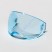 Деталь Лего Визор Для Шлема Спорт / Полет Цвет Прозрачно-Голубой
