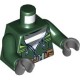 Деталь Лего Торс С Рисунком Цвет Темно-Зеленый