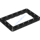 Деталь Лего Техник Рамка Прямоугольная 7 х 11 Цвет Черный
