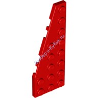 Деталь Лего Пластина Клин 8 х 3 Левая Цвет Красный